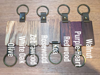 Keychains with leather strap